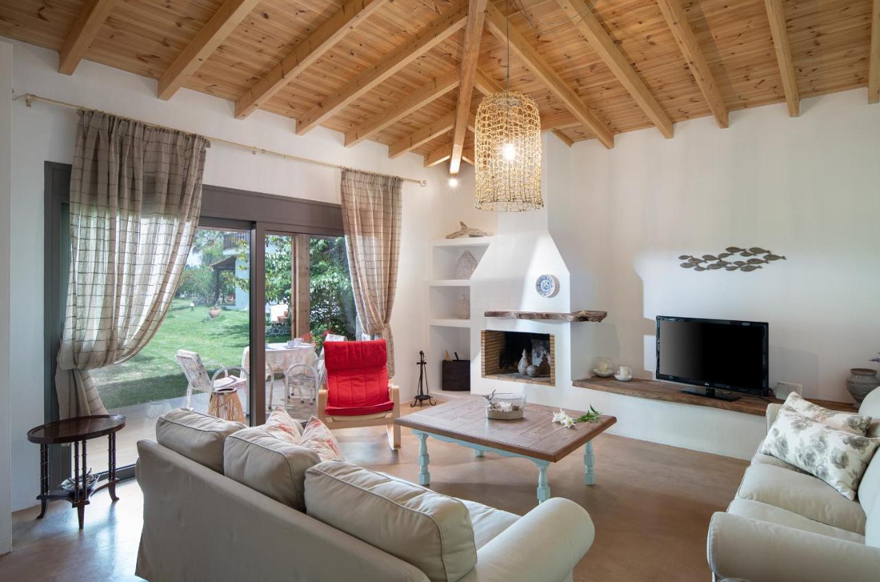 Villa Menie - Golden Fig Sykia Lodge Paralia Sikias Kültér fotó