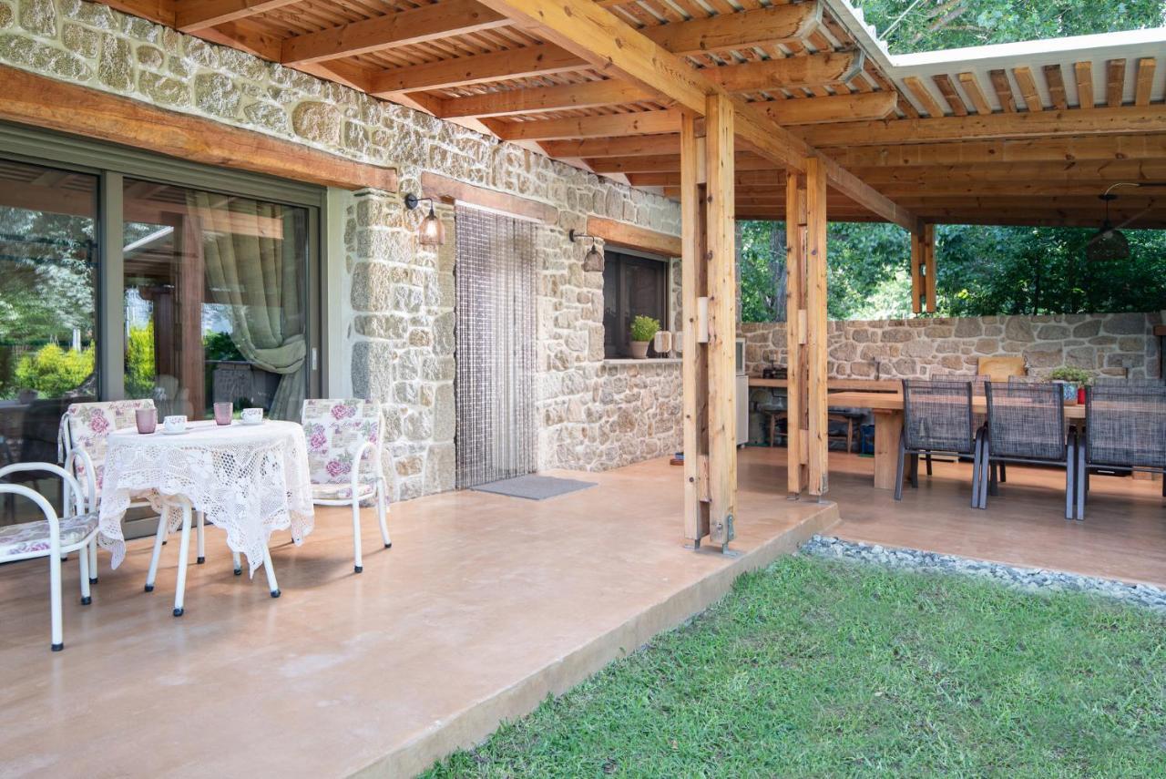 Villa Menie - Golden Fig Sykia Lodge Paralia Sikias Kültér fotó