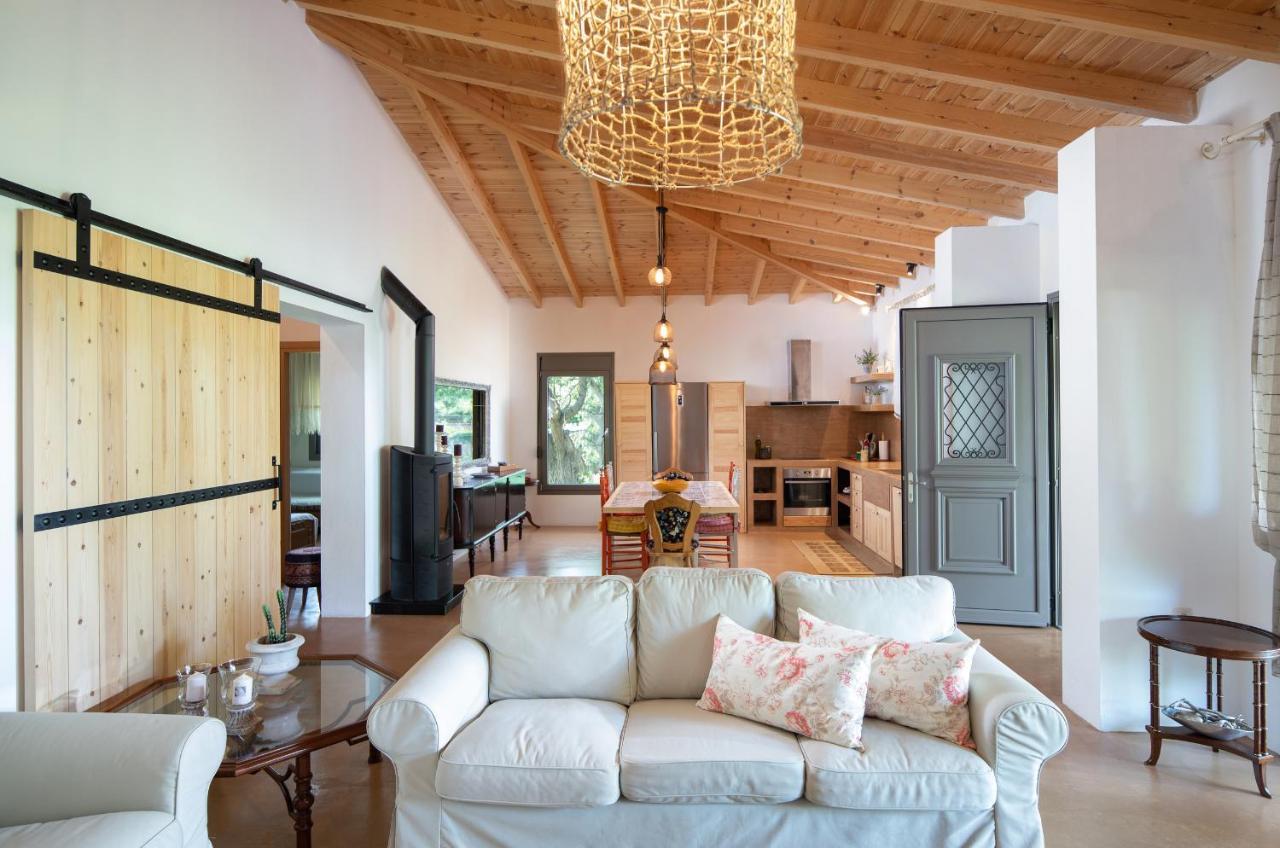 Villa Menie - Golden Fig Sykia Lodge Paralia Sikias Kültér fotó