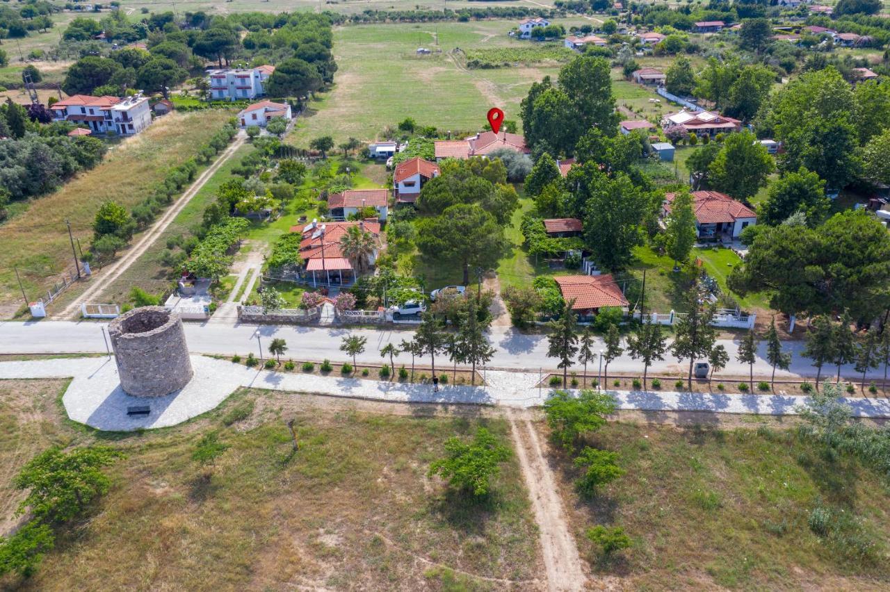 Villa Menie - Golden Fig Sykia Lodge Paralia Sikias Kültér fotó