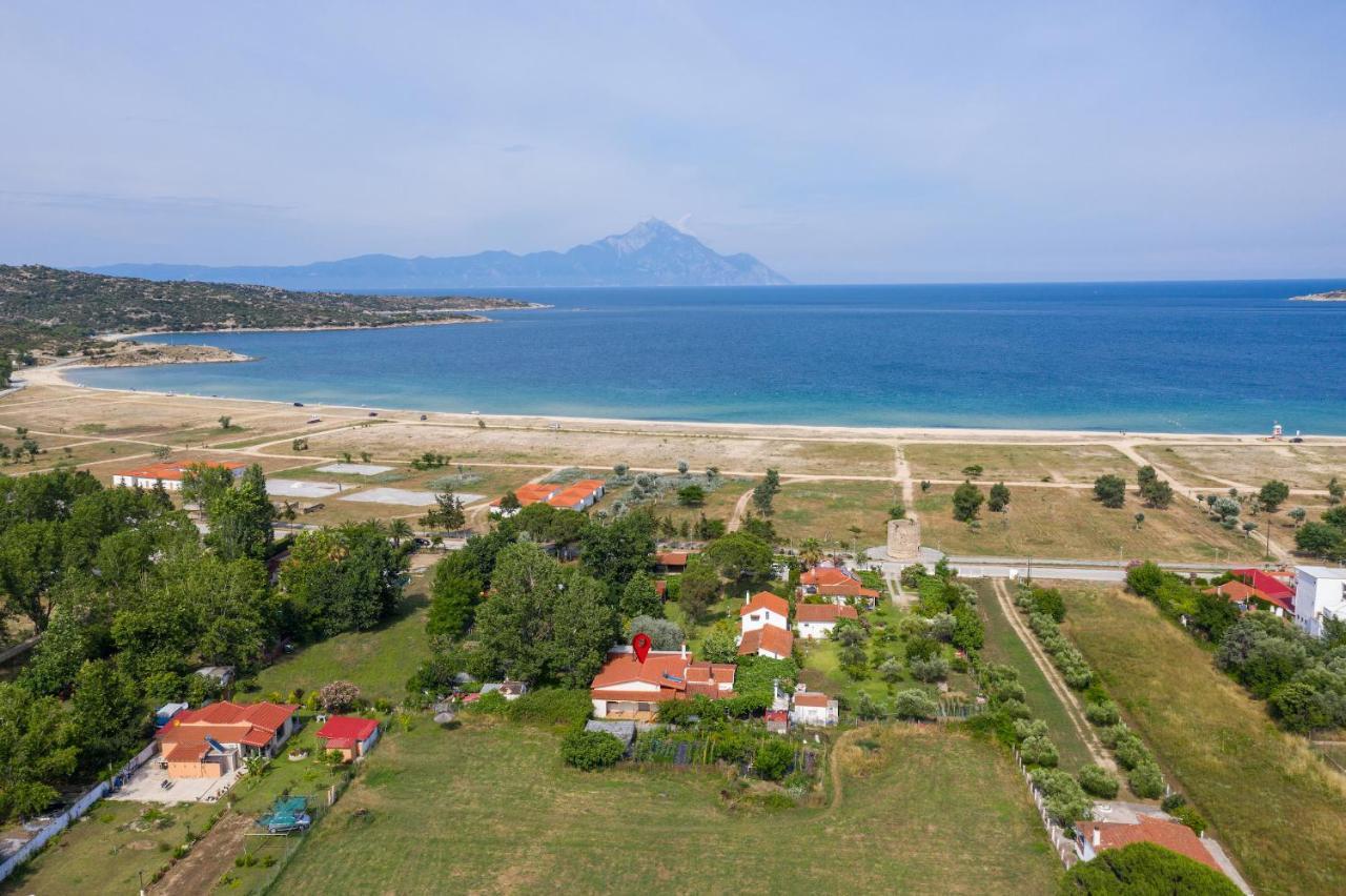 Villa Menie - Golden Fig Sykia Lodge Paralia Sikias Kültér fotó